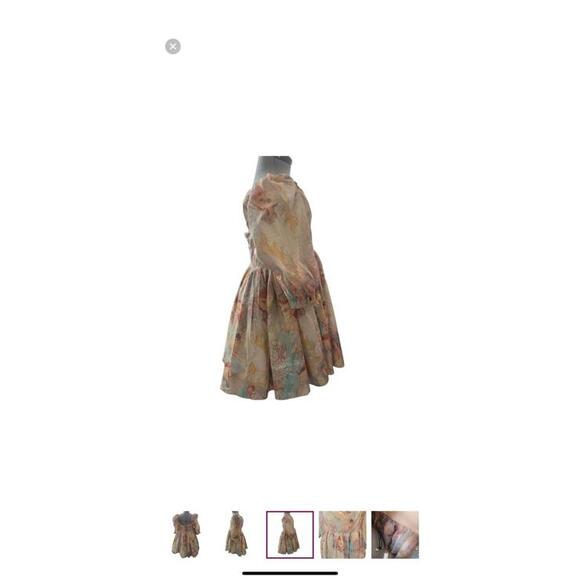 Free People Selkie The Cottage Puff Mucha Babydoll Puff Sleeve Mini Dress Size M - Picture 8 of 13